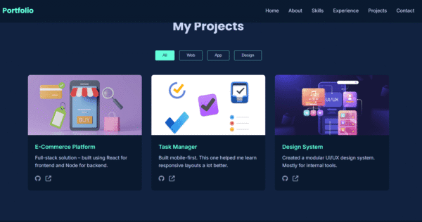 Modern Portfolio Template – Responsive & Clean Design - Image 4