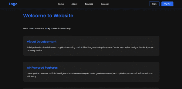 Responsive Navbar UI Pack – 5 Modern Designs - Image 5